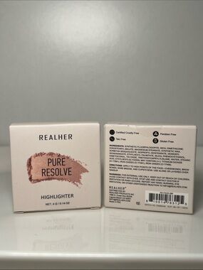 Set of 2 RealHer Pure Resolve Highlighter - Rose Beige